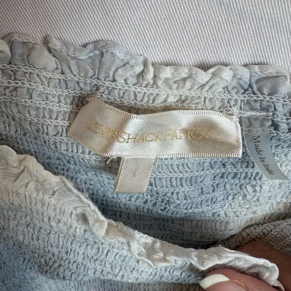 Love Shack Fancy Wrennly Top Heather Blue
Hand Dye - Picture 4 of 5